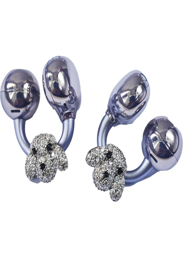 Sufcnire Rhinestone for Clip on Earbuds Open Ear, Elegant Zirconia Decorative Earphone Accessories, Removable Exquisite DIY Decoration - Image 3